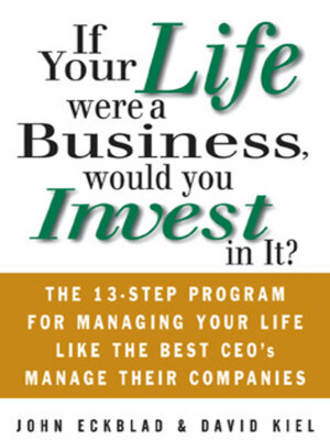 cover image of If Your Life Were a Business, Would You Invest In It?